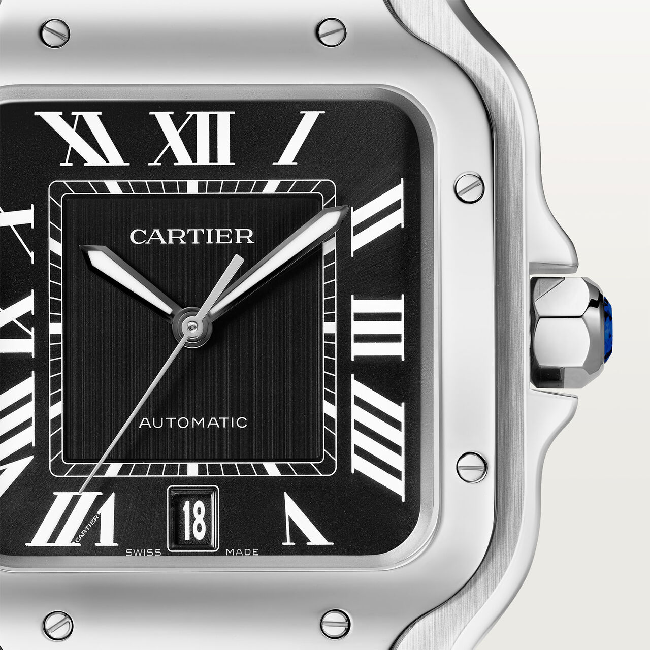 Cartier Santos de Cartier Large Automatic 40 mm Stainless Steel image number 1